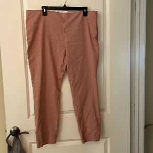 A New Day Orange Check Pant Size 18